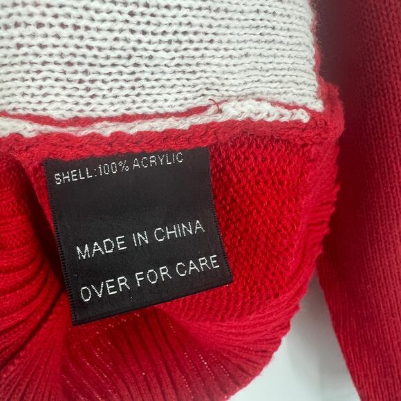 American Stitch Christmas Sweater “I Can’t Feel My Face” Gingerbread Size Small - Picture 5 of 7